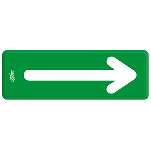 LETRERO FLECHA DERECHA E IZQ LETRERO FLECHA DERECHA E IZQ