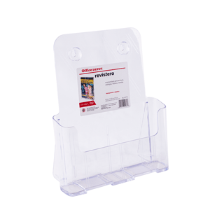 PORTA REVISTAS SENCILLO ACRILICO 9.25 W X 10.75 H X 3.75 D