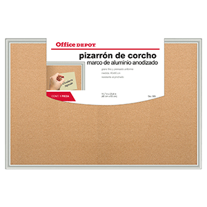 PIZARRON OFFICE DEPOT (CORCHO, 40X60 CMS)