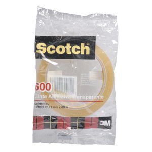 SCOTCH CINTA TRANSPARENTE 500, 12MM X 66M SCOTCH CINTA TRANSPARENTE 500, 12MM X 66M