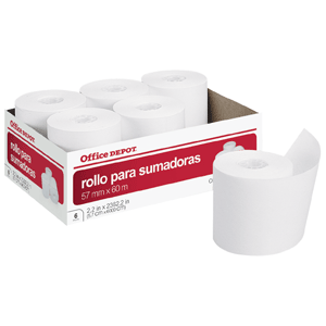 ROLLO PARA CALCULADORA 57X60 C/6 OD