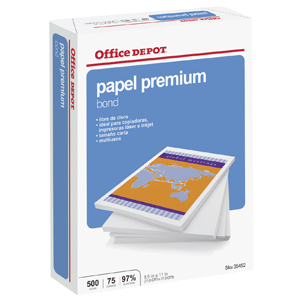 PAPEL OFFICE DEPOT PREM T/C RM