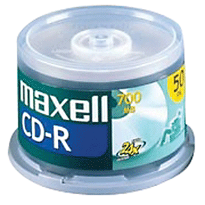 CD-R MAXELL 50PK 40X 700MB 80M CD-R MAXELL 50PK 40X 700MB 80M