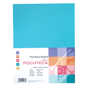 PAPEL BRIGHT AZUL CLARO 75GR 100HJS