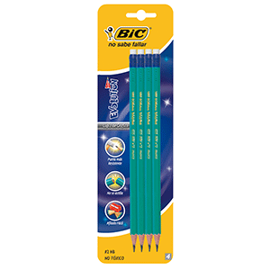 LAPIZ DE GRAFITO BIC EVOLUTION BLISTER C/4