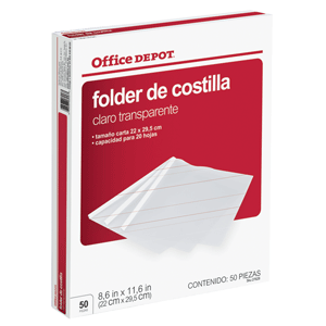 OFFICE DEPOT FOLDER CON COSTIL