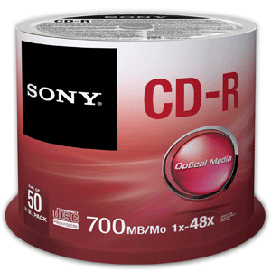 CD GRABABLE SONY 48 X PAQ. 50 CD GRABABLE SONY 48 X PAQ. 50