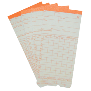 TARJETAS DE ASISTENCIA C/100 PZA TARJETAS DE ASISTENCIA C/100 PZA
