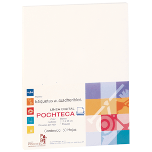 ETQ., AUTOADHERIBLE T/C BLANCO