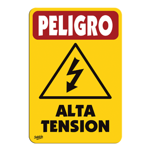 LETRERO PELIGRO ALTA TENSION