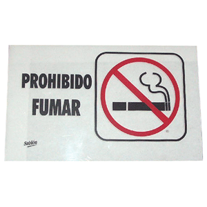 LETRERO PROHIBIDO FUMAR SABLON LETRERO PROHIBIDO FUMAR SABLON