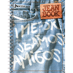 CUADERNO ESPIRAL RAYA JEAN