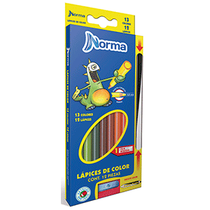 COLORES NORMA CAJA C/12