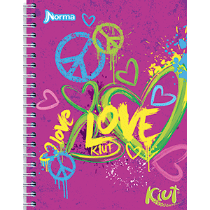 MINICUADERNO KIUT 80 HOJAS RAYA