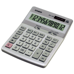 CALCULADORA CASIO MZ-12S/MX12B (DE MESA)