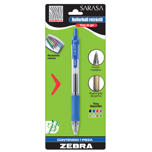 ROLLERBALL ZEBRA SARASA TINTA GEL COLOR AZUL 1U ROLLERBALL ZEBRA SARASA TINTA GEL COLOR AZUL 1U