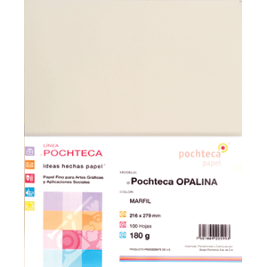 CARTULINA OPALINA MARFIL 180G 100HJS CARTULINA OPALINA MARFIL 180G 100HJS