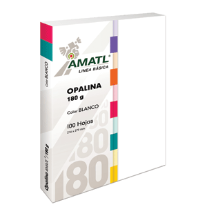 OPALINA AMATL BLANCA 180G CARTA 100 HJS OPALINA AMATL BLANCA 180G CARTA 100 HJS