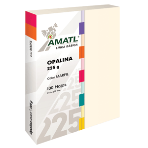 OPALINA AMATL MARFIL 225G CARTA 100 HJS OPALINA AMATL MARFIL 225G CARTA 100 HJS