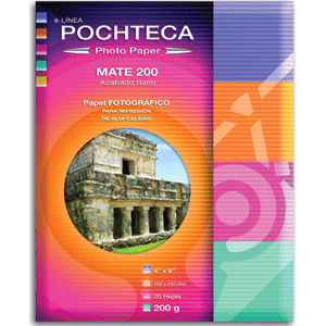 PAPEL POCHTECA (FOTOGRÁFICO COLOR MATE TAMAÑO 4X6) PAPEL POCHTECA (FOTOGRÁFICO COLOR MATE TAMAÑO 4X6)