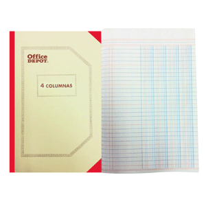 CUADERNO 4 COLUMNAS 50 HOJAS