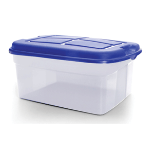 CAJA PARA ARCHIVO JUMBO CON TAPA AZUL, 56LTS CAJA PARA ARCHIVO JUMBO CON TAPA AZUL, 56LTS