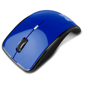 MOUSE KLIPX OPTICO AZUL