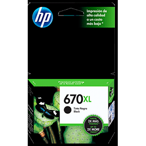 CARTUCHO HP 670 NEGRO ALTO R