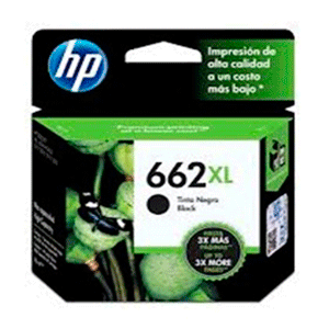 CARTUCHO DE TINTA HP 662XL NEGRA ORIGINAL 