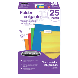 FOLDER COLGANTE ARCOIRIS W.J FOLDER COLGANTE ARCOIRIS W.J