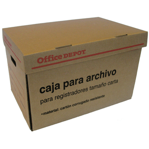 CAJA OFFICE DEPOT PARA ARCHIVO (CARTON) | Office Depot El Salvador