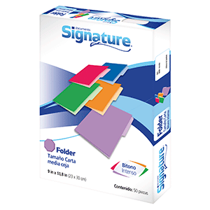 FOLDER SIGNATURE T/C MORADO FOLDER SIGNATURE T/C MORADO