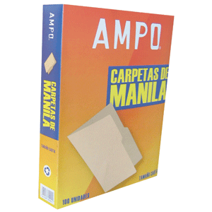 FOLDER MANILA AMPO  T/C 100 UND FOLDER MANILA AMPO  T/C 100 UND