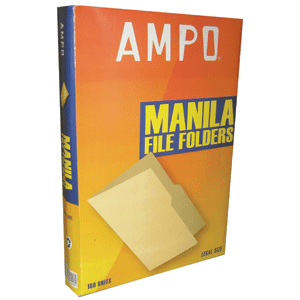 FOLDER MANILA AMPO T/O 100 UND