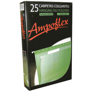 CARPETA COLGANTE T/C VERDE 25U 