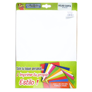 HOJA CARTA BLANCO GLACIAR 90G P/25 T/C HOJA CARTA BLANCO GLACIAR 90G P/25 T/C