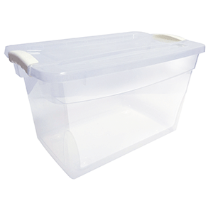 CAJA CLICK CLACK TR C/TAPA 28 L MARFIL CAJA CLICK CLACK TR C/TAPA 28 L MARFIL