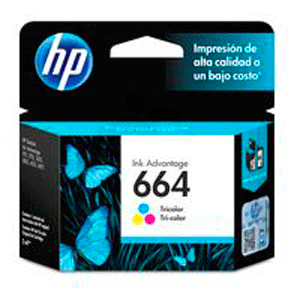 CARTUCHO DE TINTA HP 664 TRICOLOR