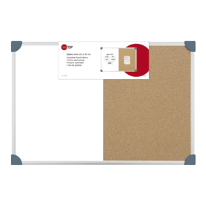 PIZARRON RED TOP MIXTO (60X90 CMS, BLANCO-CORCHO) PIZARRON RED TOP MIXTO (60X90 CMS, BLANCO-CORCHO)