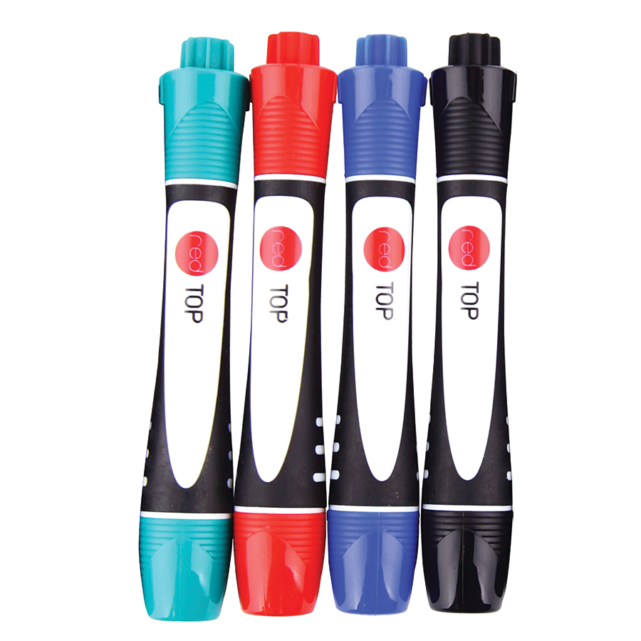 PAQ 4 MARCADOR PIZARRA CINCEL FORAY COLORES SURTIDOS