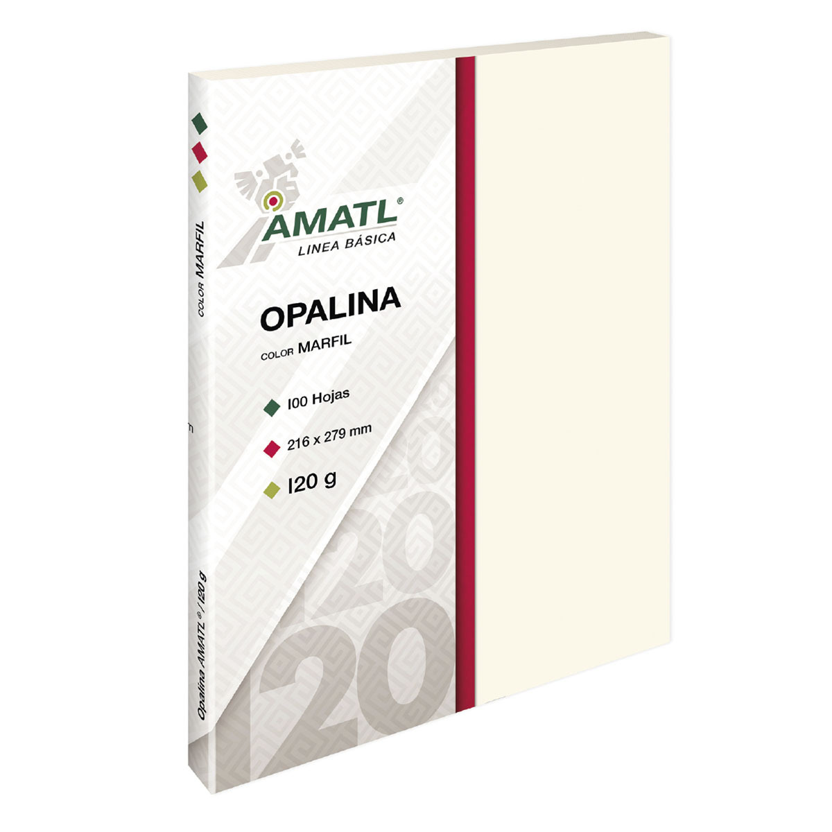 OPALINA AMATL MARFIL 120G T/C 100H