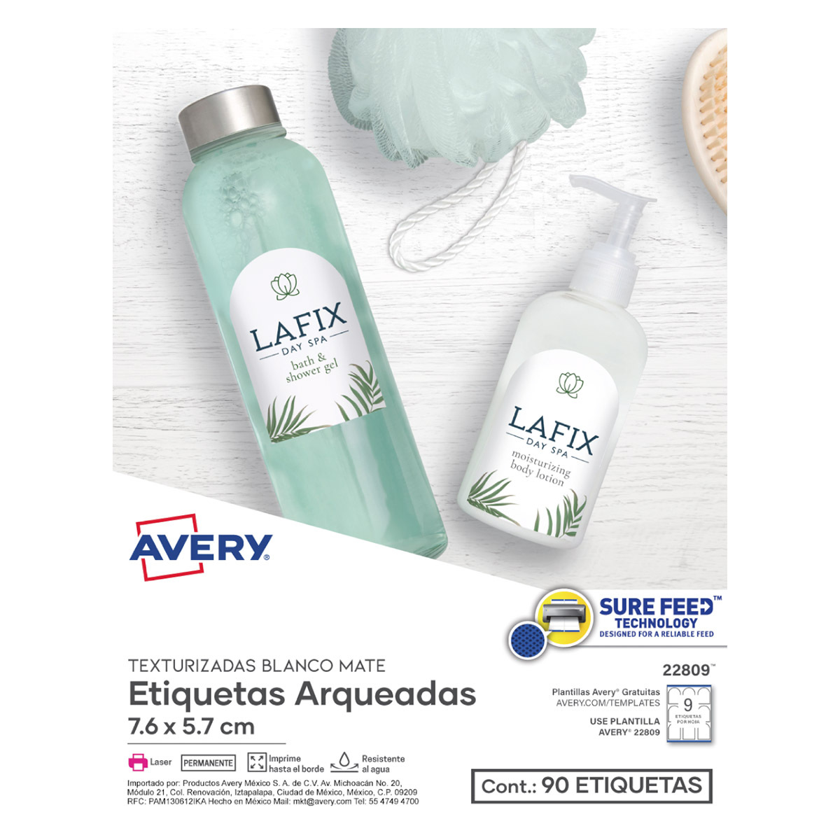 ETIQUETAS ARQUEADAS BLACAS