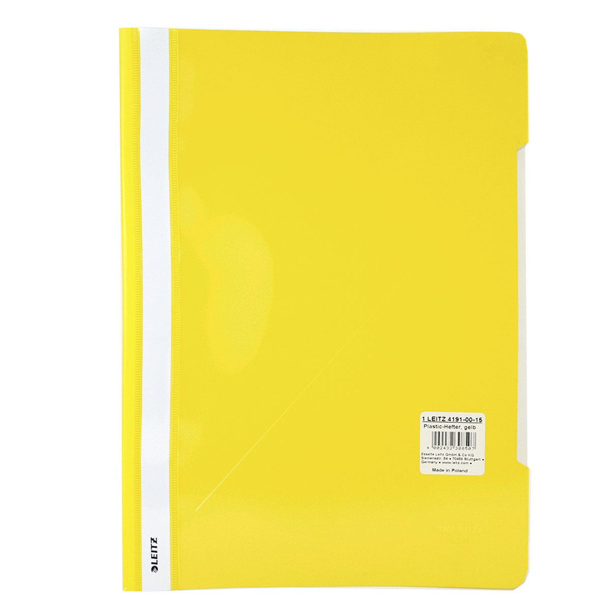 FOLDER PLASTICO LETIZ C/FASTENER AMARILLO