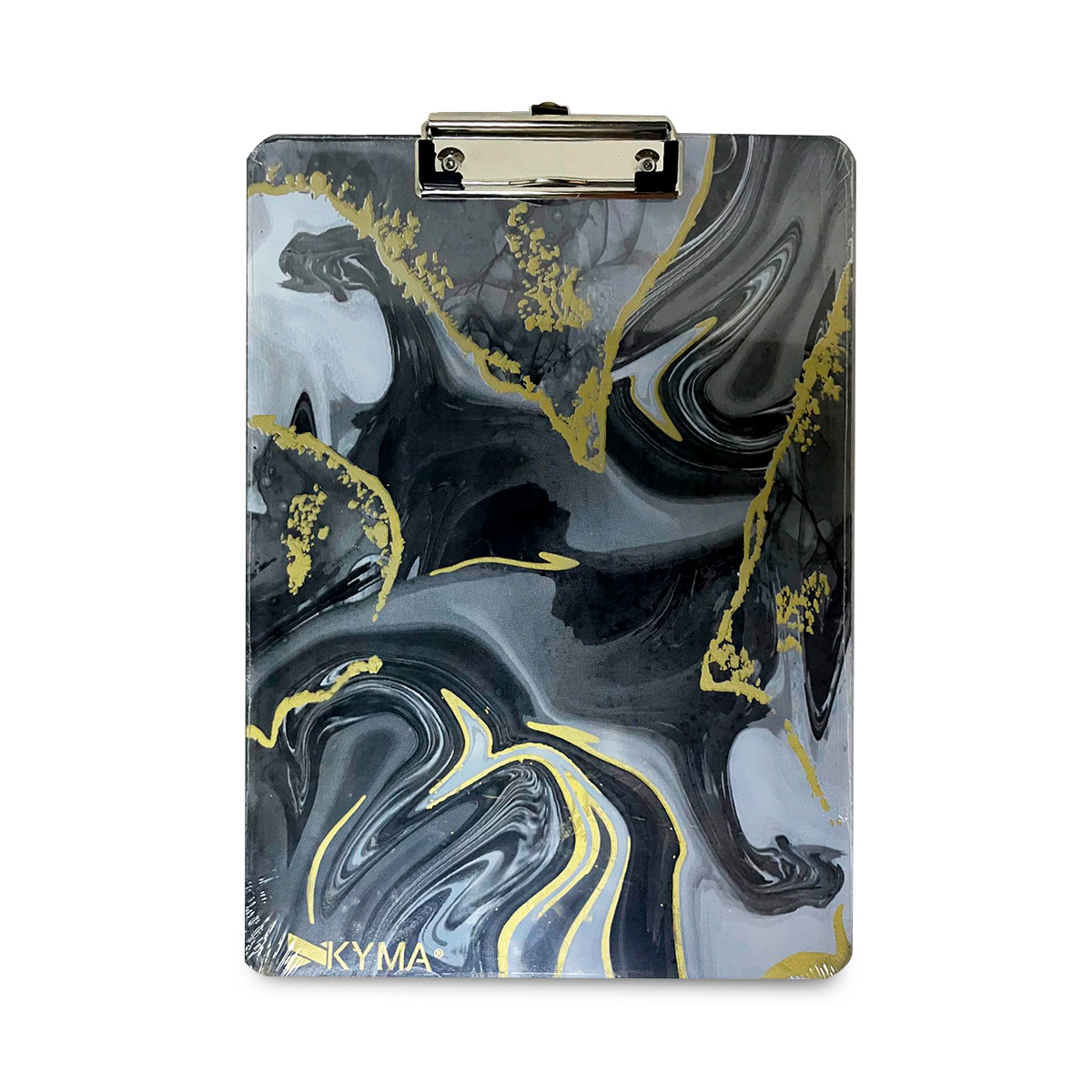 TABLA ACRILICO KYMA CARTA MARMOLEADO NEGRO