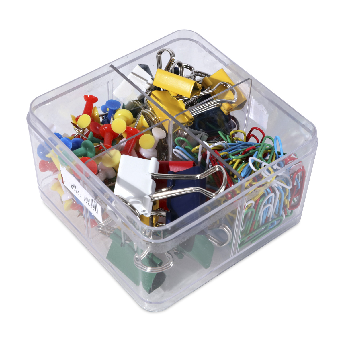 Pins Basic Os Set Clip & Pin iOffice clásico con 224 unidades. Incluye: 6 sujeta ...