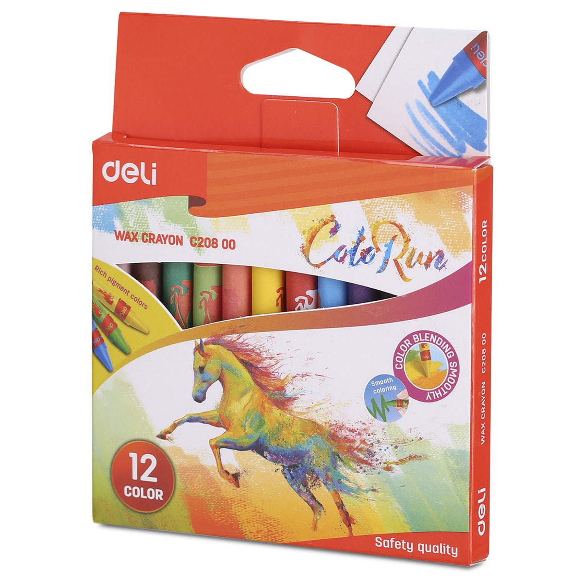 CRAYON DE CERA DELI 12U