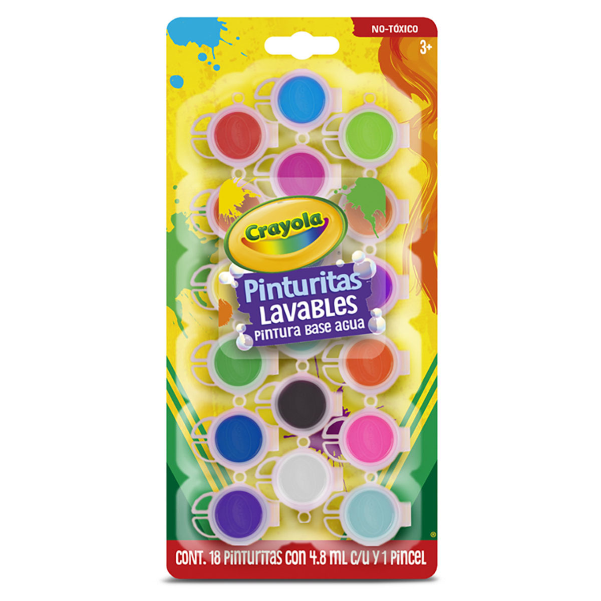 TEMPERA CRAYOLA BOTES 18U