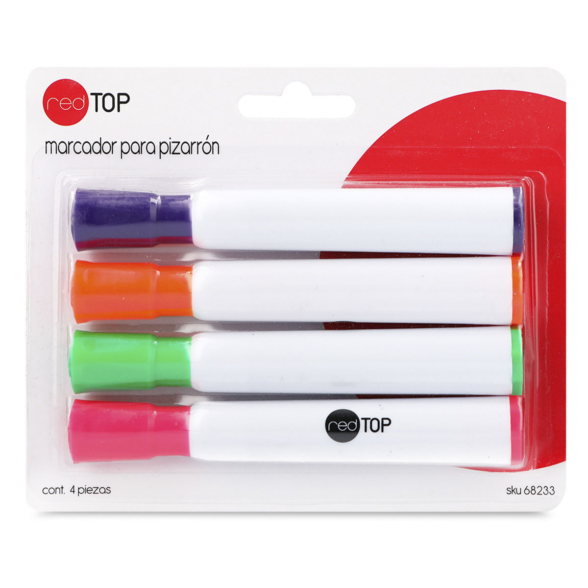 MARCADOR PARA PIZARRON PUNTA CINCEL NEON 4U