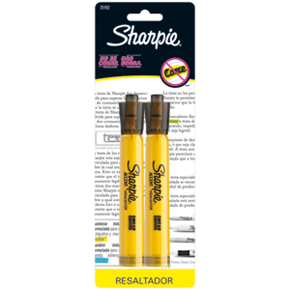 MARCATEXTOS SHARPIE MAJOR AMARILLO 2U