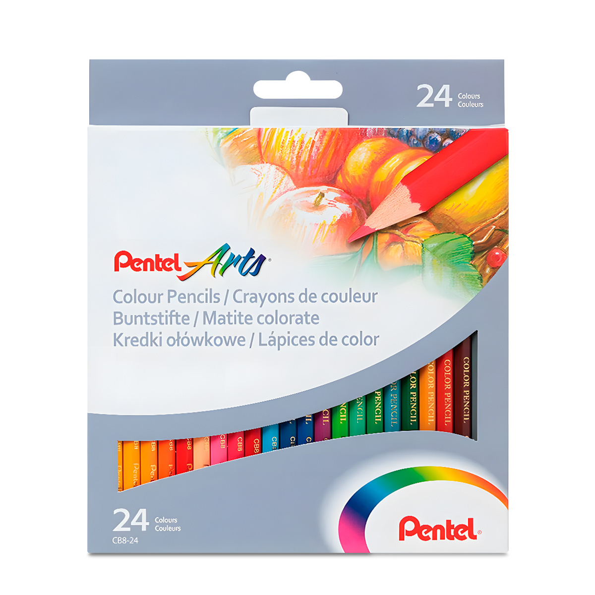 LAPICES DE COLORES PENTEL 24U